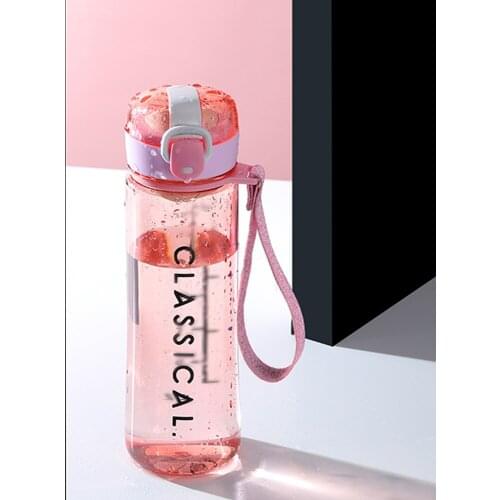 Water bottle 500ml Sports Gym bottle School Outdoor Travel Portable Leakproof tea infuser bottle Drink bottles Plastic cup