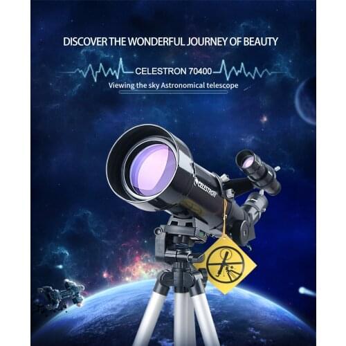 Celestron Astronomic HD Professional Telescope 70400 Night Vision Powerful Zoom Moon Sun Planet Gift for Children Camping