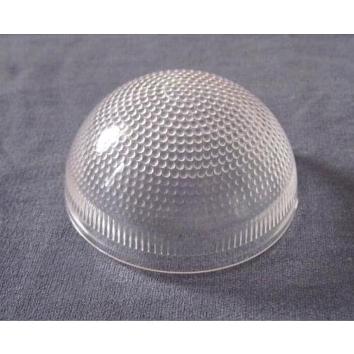 CIBT-69.2 LED Lampshade, PC Ball Covering, Diameter : 69.2mm, Height : 36.8mm, Transparent Color , Bead surface