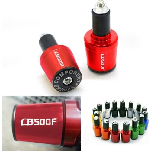 For Honda CB500F CB 500F 500F CBR 500F Motorcycle Accessories CNC 7/8"22MM Handlebar Grips Handle Bar Cap Grip End Slider Plugs