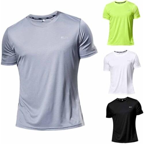 10 Pieces High quality Jersey Men Kids Running T Shirt Quick Dry Fitness Shirt Training Exercise Clothes Gym Sports Shirts Tops