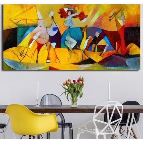 Famous Classic Abstract By Picasso Modern Home Decor Wall Pictures HD Print And Posters On Canvas Oil Paintings Living Room