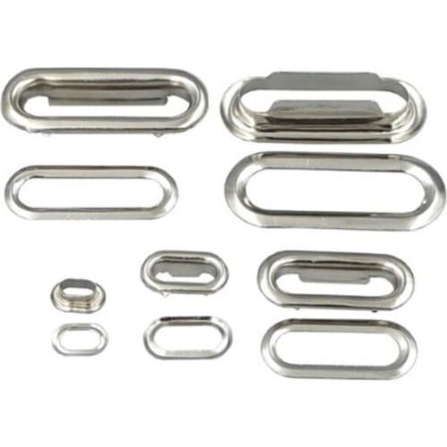 Brass eyelets Oval Eyelet Grommets for Fabric Leather Belts Handbags 1 1/2 inch (40mm)