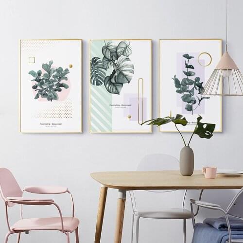 Hot Sale Canvas Painting Tree Wall Art Poster and Prints Nordic Modern For Living Room Decoration