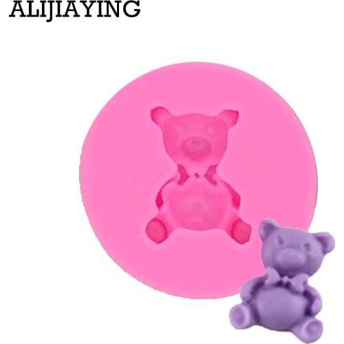 M0222 Sugarcraft Mini Bear silicone mold fondant mold cake decorating tools chocolate gumpaste mold