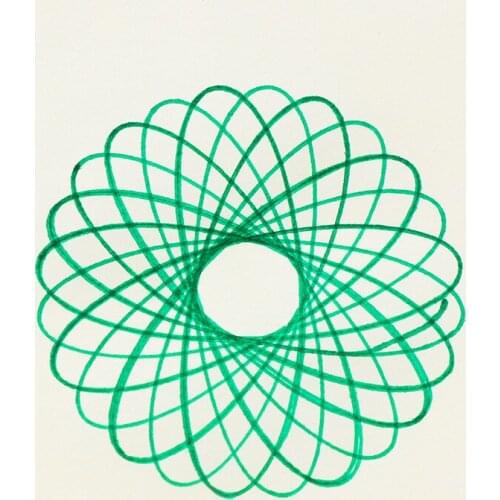 Multifunction drawing template ruler Spirograph Geometric Ruler Learning Drawing Tool Korea creative pupils stationery supplies