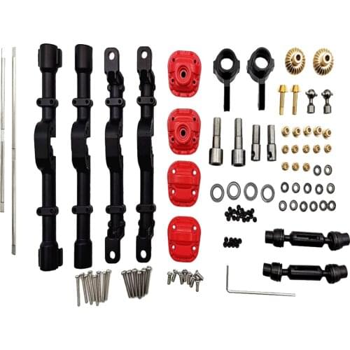 1/12 Transmission Shaft & Front Rear Housing Set Upgrade Parts for MN90 MN90K MN45 Remote control RC Vehicle Model