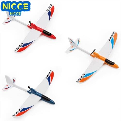 DIY Glider Foam RC Drone Capacitor Hand Throwing Electric Plane Resistance to falling Toys for Children Birthday Gift