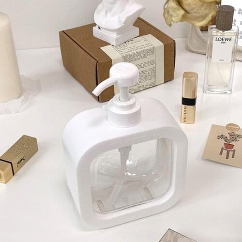Detachable Shampoo Press Bottle Liquid Soap Dispenser Soap Bottle Bathroom Storage Bottles Shower Refillable Plastic