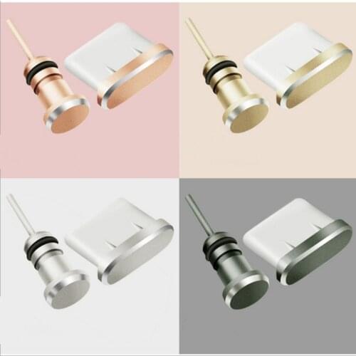 Type C Phone Charging Port 3.5mm Earphone Jack Sim Card USB C Dust Plug For Samsung S10 S9 S8 Note 8 9 Huawei P10 P20 P30 Pro