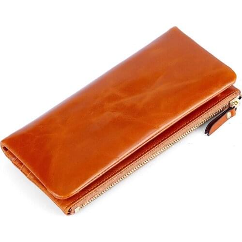 Women Wallets Genuine Leather Long Wallet Fashion Top Quality Multifunction Coin Purse Phone Bag Card Holder Wallet For Women