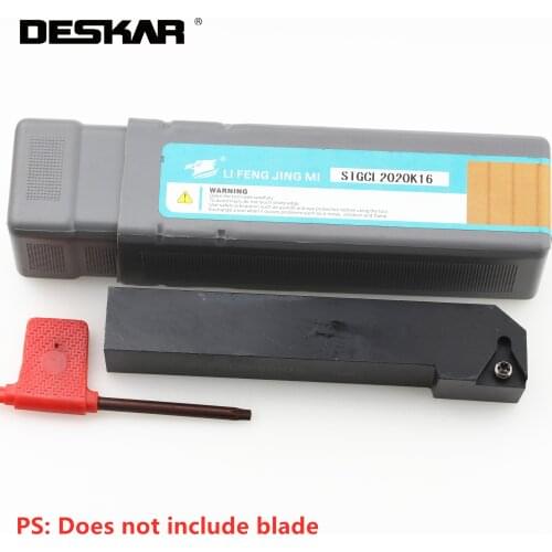 1PC DESKAR STGCR2020H16 STGCL2020H16 Tool Arbor CNC External Turning Tool Holder CNC Lathe Machine Cutter Cutting