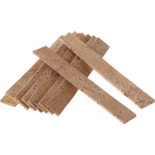 10pcs Clarinet Cork Bb Joint Corks Sheets For Saxophones Musical Instruments 81*11*2mm Drop Shipping