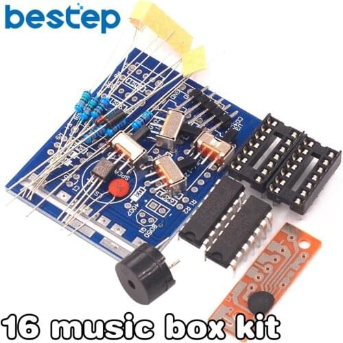 16 Music Box 16 Sound Box BOX-16 16-Tone Box Electronic Module DIY Kit DIY Parts Components Accessory Kits Board