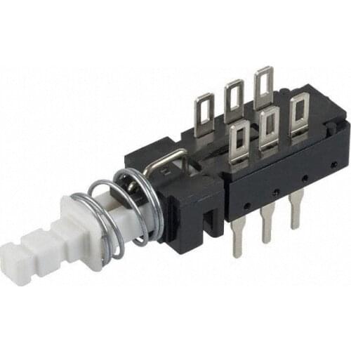 2pcs F2UEE [SWITCH PUSH DPDT 0.5A 125V]