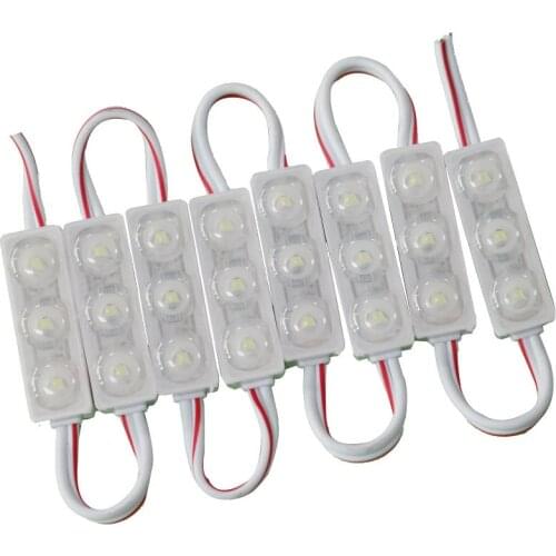 20PCS Mini Small Letter LED Module 2835 3LED Module 30mmx9mm with Lens Waterproof LED backlight module for Advertising Light box