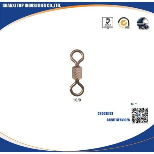 2000pcs Top quality Impressed rolling swivels 1/0