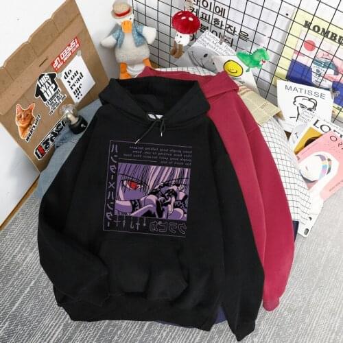 2021 Anime Hunter X Hunter Hoodies Sweatshirts Men Women Pullovers Long Sleeves Print Hoody Streetwear Fashion Tops 300