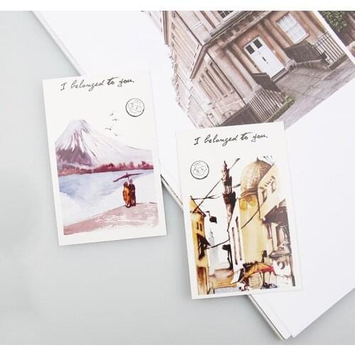 28Sheets/Set All Over The World Lomo Card Mini Postcard/Greeting Card/Christmas Gift Card