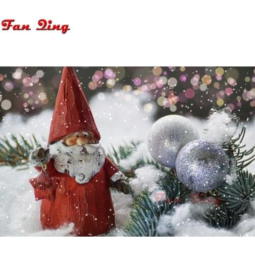 Diamond Mosaic Snowman DIY Diamond Painting Cartoon Christmas Cards Full Square Drill Santa Claus Picture Of Rhinestone