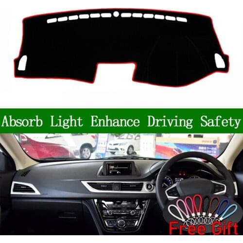 For changan Alsvin V7 2015 2016 Right Hand Drive Dashboard Cover Car Stickers Sun Shade Dash Mat Carpet Interior Accessories