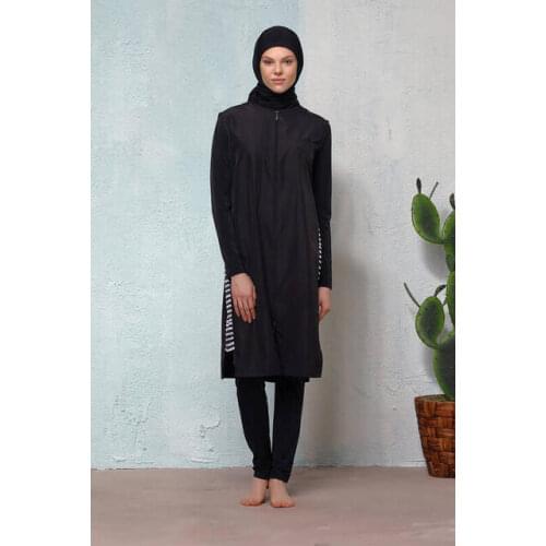 Jowl GAME H-2406-19 Bengi Black Full Off Hijab swimwear