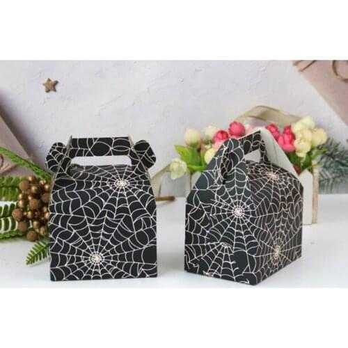 50Pcs Cardboard Cake Box Packing Cupcake Dessert Boxes Carriers Case Party Favor