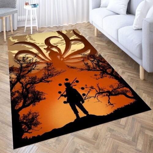N-ar-u-to Kurama Rugs Non-Slip Floor Mat Doormats Home Rug Carpet Bedroom Entrance Door Mat Kitchen Rugs Yoga Mat Doormat Decor