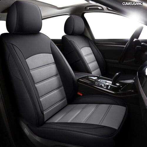 CUWEUSANG Custom Leather car seat covers For Mercedes-Benz Viano GLK GLA GL CLA CLS CLK SLK GLE GLS GLC Vito seat cover cars