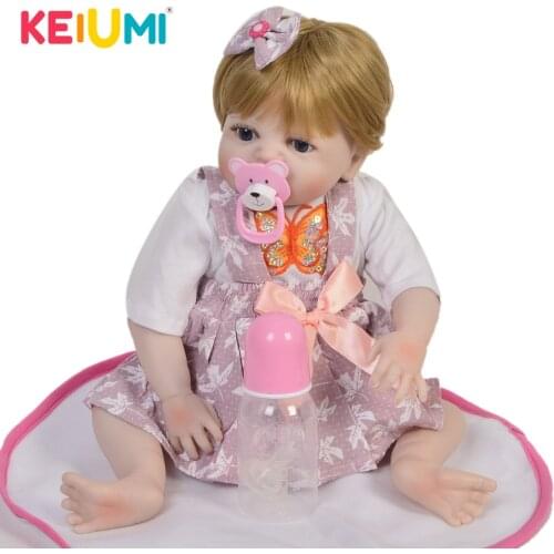 Limit Emulate Newborn Reborn Baby Dolls True To Life Full Silicone Vinyl Body Boneca Reborn Girls For Birthday Christmas Gift