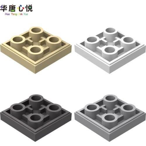 MOC 11203 Accessories 2x2 Reverse Light Panel 20PCS/Set Flat Tile Assemble Parts Building Blocks Childs Gifts Toy Kit Accessory