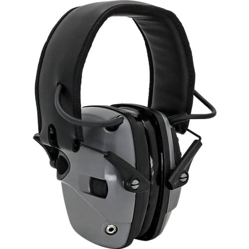 Tactical electronic silicone earmuffs hunting headphones outdoor impact sports sound amplification noise reduction headphones