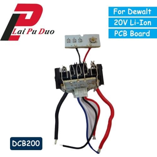 For Dewalt 20V 18V 1.5Ah DCB200 DCB201 DCB203 DCB204 Li-Ion Battery PCB Circuit Board Charging Protection Replacement Chip