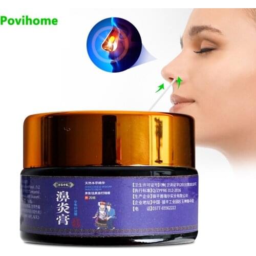 20g Nasal Sinusitis Portable Rhinitis Cream Nasal Congestion Chronic Allergic Effectively Relieve Runny Nose Better Breathe