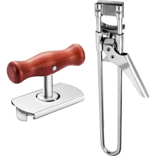 Adjustable Jar Opener 2 Pack,Stainless Steel Lids Off Jar Opener Bottle Opener Can Opener Kitchen Bar Accessories Tool