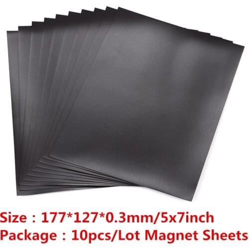 Rubber Magnet Sheets 10PCS/Lot 7x5inch Used To Store And Organize All Of Your Metal Cutting Dies On Single Side DIY Tools