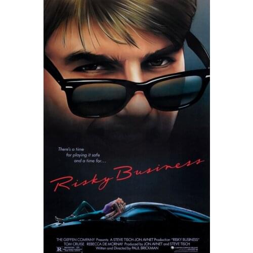 Lot style Choose RISKY BUSINESS Movie Art print Silk poster Home Wall Decor