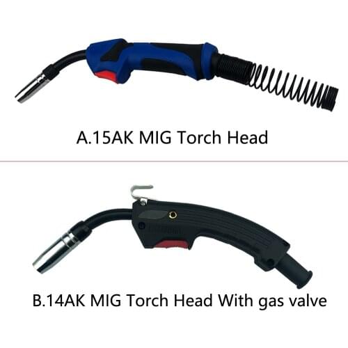 MIG torch 15AK 14AK torch body 180A european style welding gun MB15AK 14AK welding torch