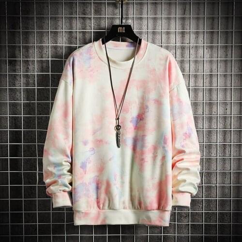 Harajuku Loose Streetwear Top Minimalist Sweatshirt O-Neck Plus Size Basic Pullover Students Trend Male And Female Students Cou