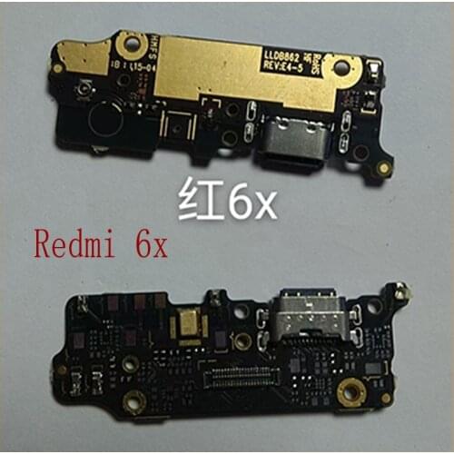 USB Charge Board Small Board For Redmi 6x Charging Port Dock Connector Plate Ribbon Socket Replacement Spare Parts