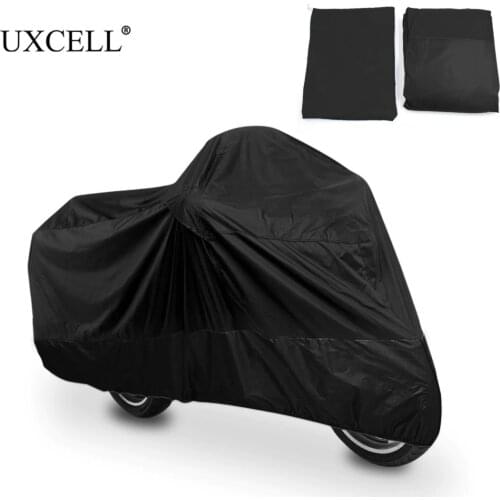 Uxcell L XL XXL XXXL 180T Rain Dust Protector Scooter Motorcycle Cover for Honda Victory Kawasaki Yamaha Suzuki Harley Davidson