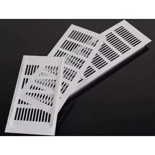 15cm-60cm Aluminum Alloy Air Vent Perforated Sheet Web Plate Ventilation Grille For Closet Shoe cupboard Decorative cover