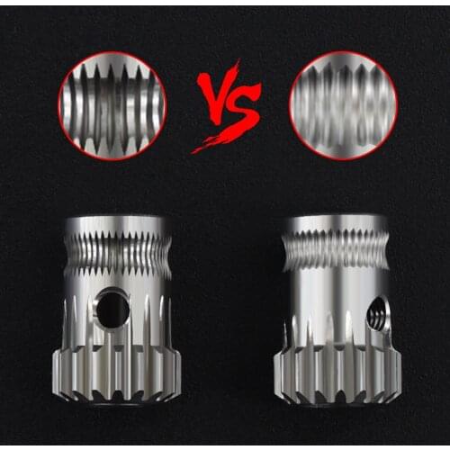 BMG Drivegear Dual Drive Gear Extruder Cloned Btech upgrade for BMG Extruder for Prusa i3 3d Printer gear Mini Bowden Extruder