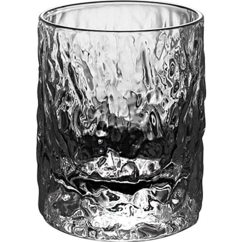 1pcs Whiskey Glass Old Fashioned Rocks Glasses Tumblers Hand-Made Wine Glass Drinking Glass Home Beer Glass Crystal Cup