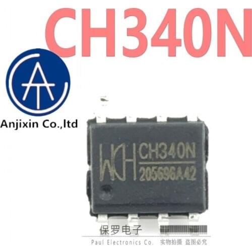 10pcs 100% orginal new CH340N SOP-8 patch USB to serial chip in stock