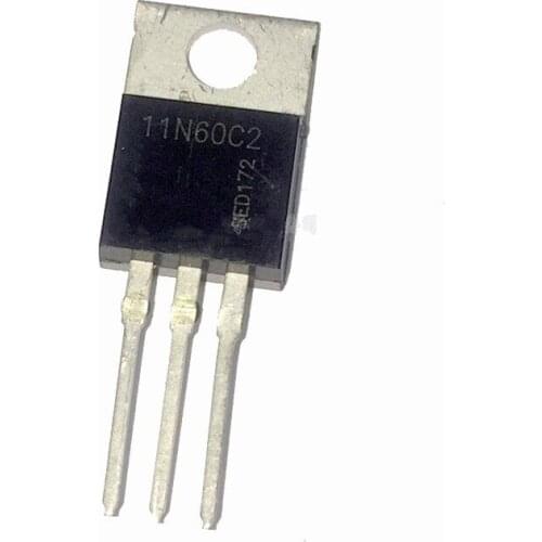 10pcs/lot SPP11N60C2 11N60 11A 600V MOS FET TO-220