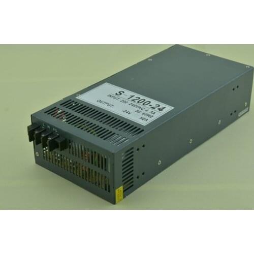 1200W 48V 25A Single Output Switching power supply for LED Strip light AC-DC S-1200-48