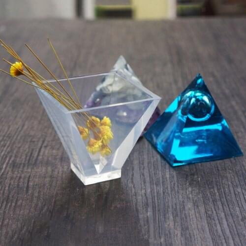 3 Size Pyramid Silicone Mold DIY Resin Decorative Craft Jewelry Making Mold