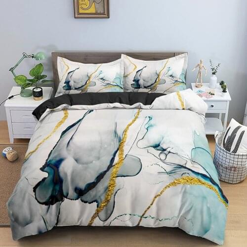 3D Bedding Set Ink Painting Duvet Cover Sets with Pillowcase Set Twin Queen King Size for Kids Bedroom
