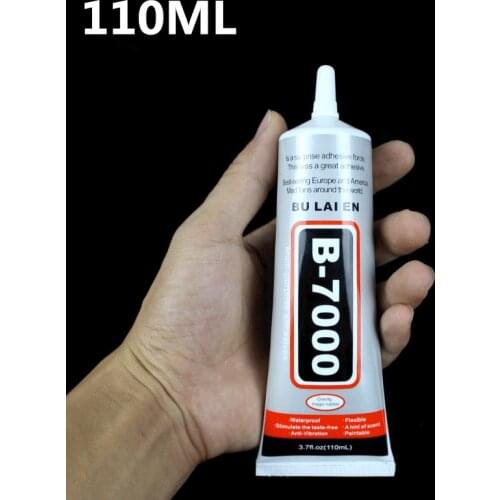 12pcs B7000-110ML Super Liquid Glue Multipurpose Adhesive DIY Jewelry Crafts Crystal Rhinestone Fix Phone Screen Glass Nail Gel